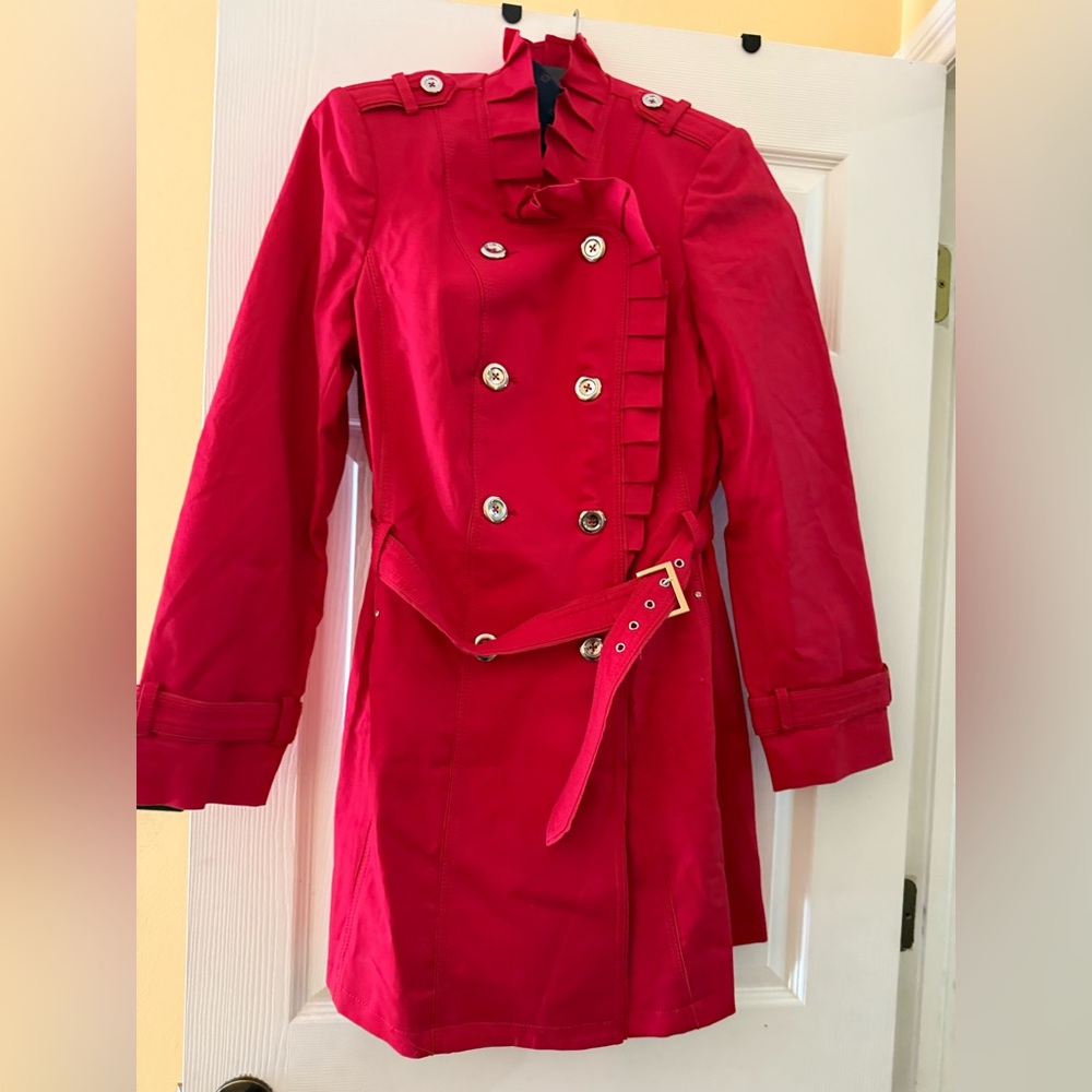 White House Black Market Luxe red jacket